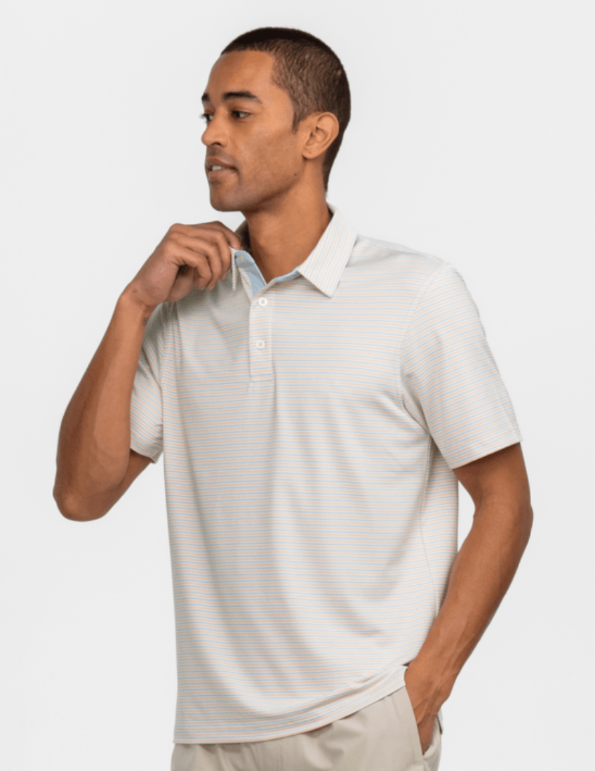 Scoreboard Stripe Polo