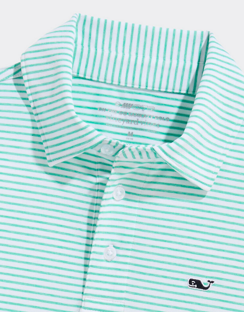 Boys' Performance Bradley Stripe Sankaty Polo