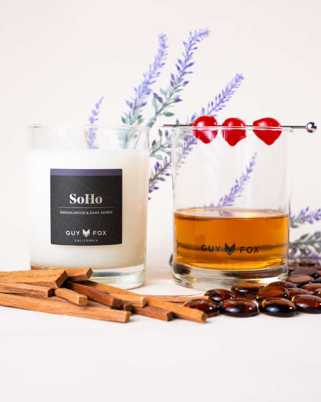 SoHo - Reusable Men's Candle - Sandalwood & Dark Amber