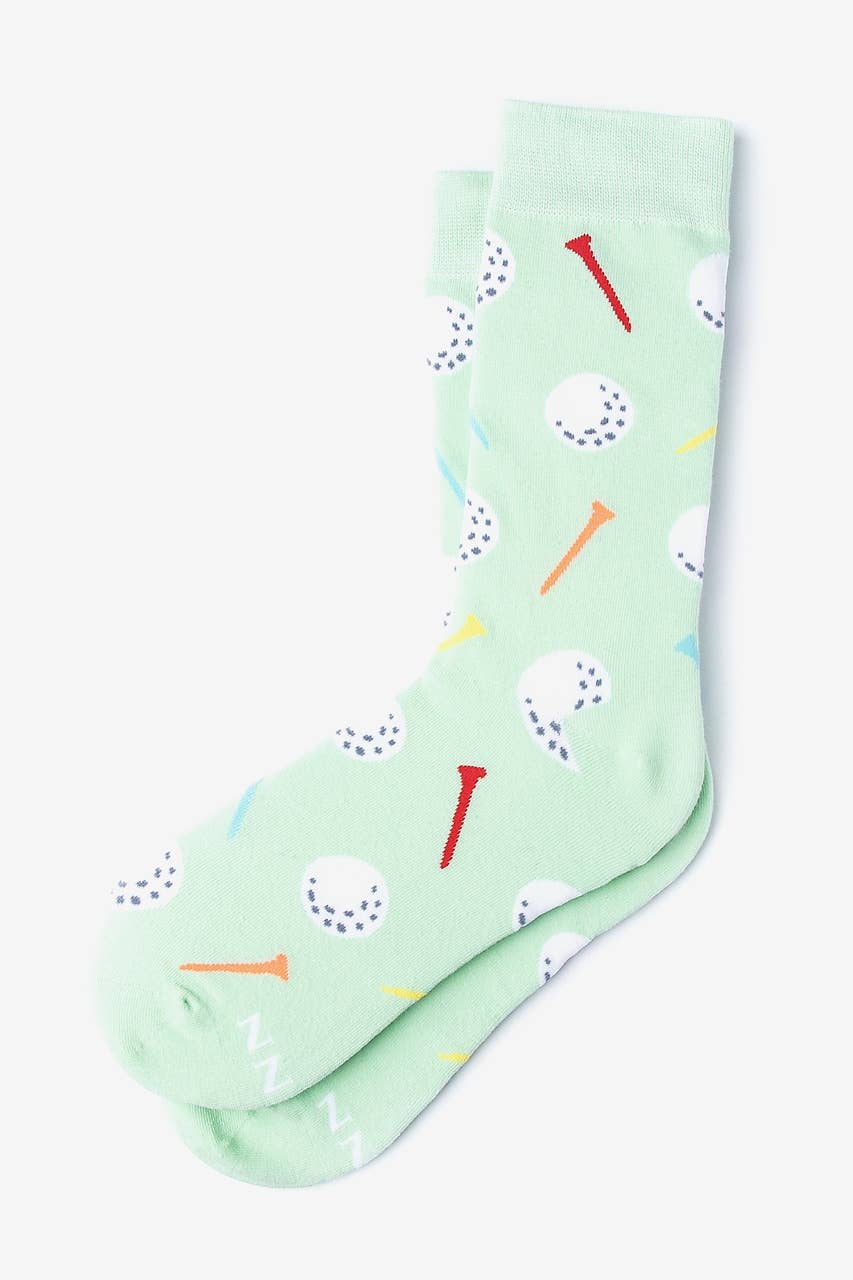 Talk Birdie To Me Golf socks by Alynn