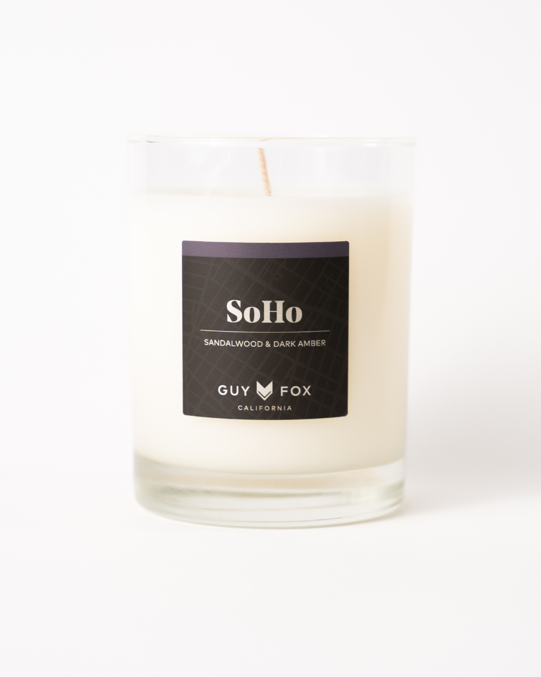 SoHo - Reusable Men's Candle - Sandalwood & Dark Amber