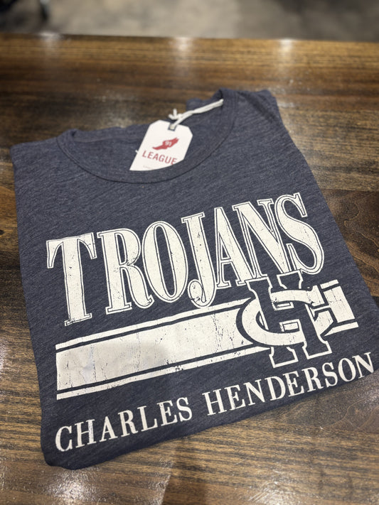 Victory Falls Tee- Trojans Heather Lib