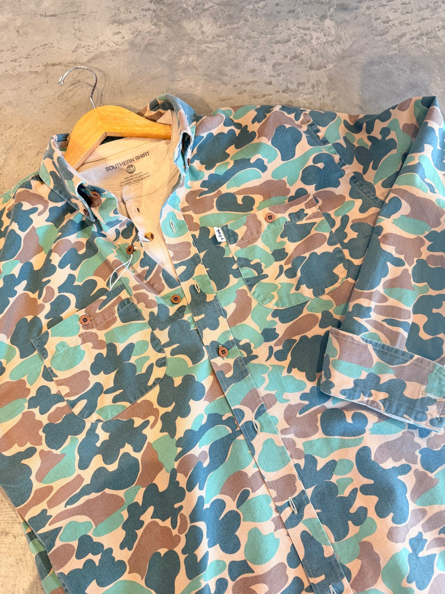 Camo Twill Sport Shirt
