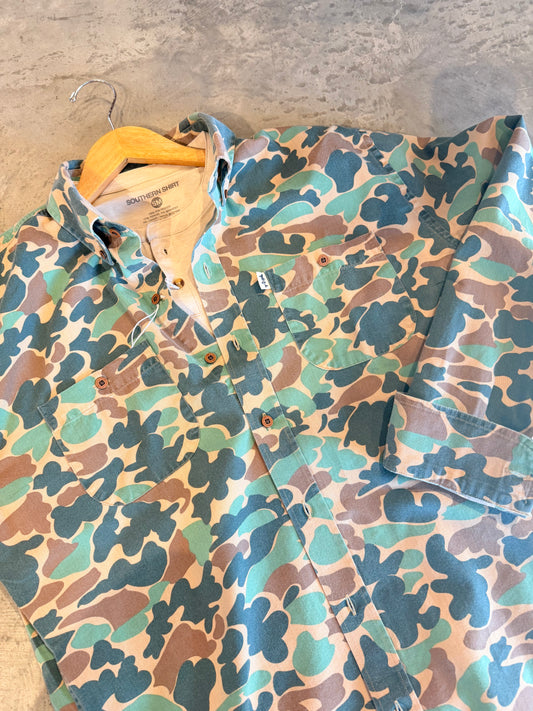 Camo Twill Sport Shirt