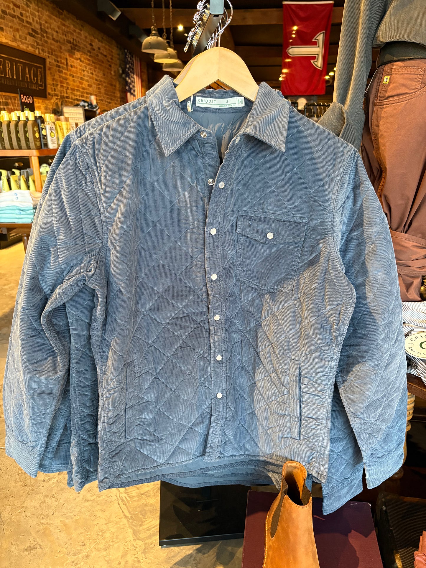 Corduroy Quilted Shacket