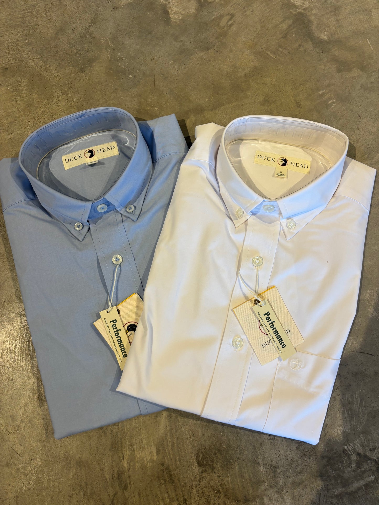 LS Performance Poplin Sport Shirt-Boyce Solid