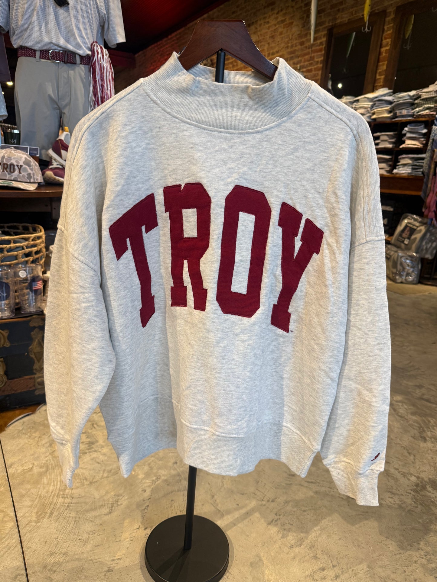 Troy Mock Neck Sweatshirt