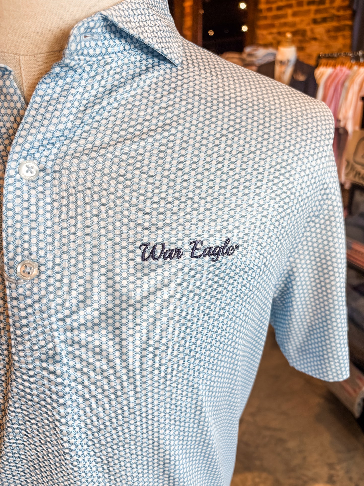 Auburn Hex Polo