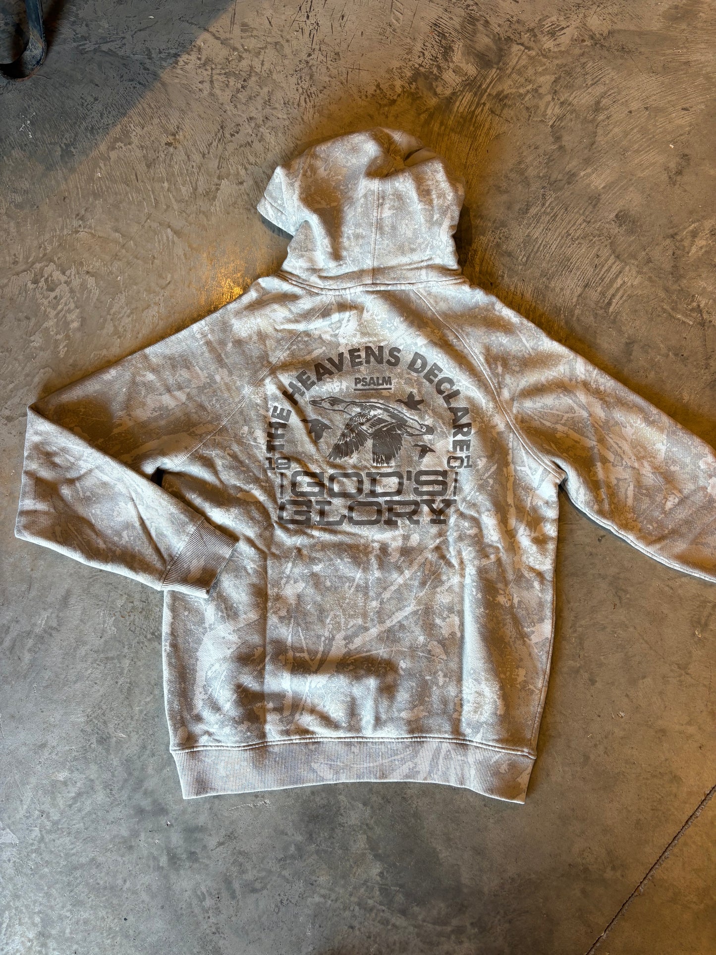 Vintage Washed Graphic Hoodie - Heavens Declare