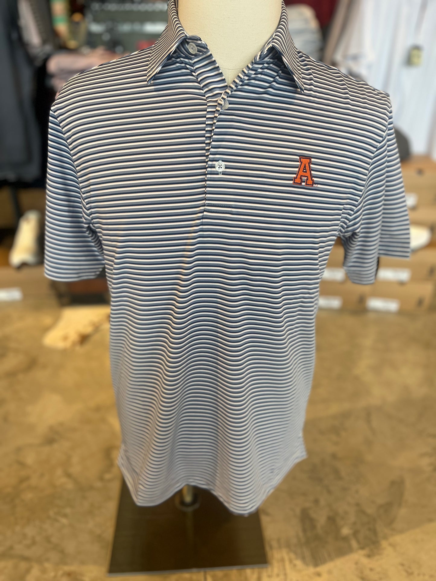 AU Bight Stripe Polo