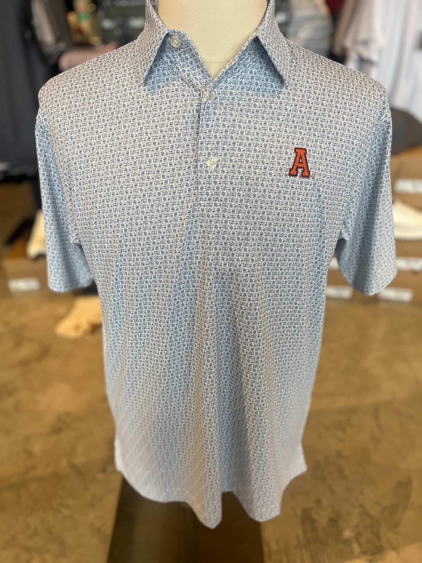 Brrr Printed Polo AU Blue Defenders