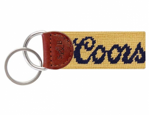 Coors Needlepoint Key Fob