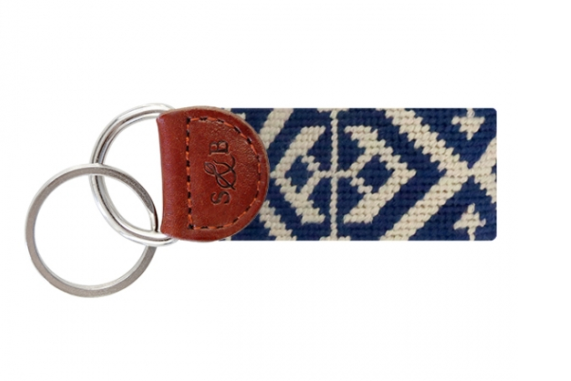 Scarsdale Needlepoint Key Fob