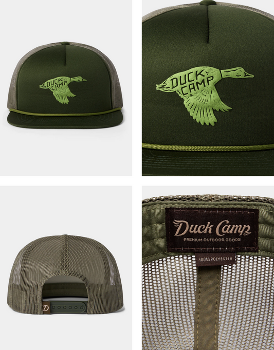 Mallard Retro Trucker Forrest Green