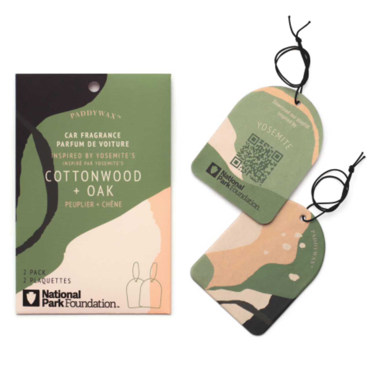 Parks Car Fragrance Cottonwood + Oak