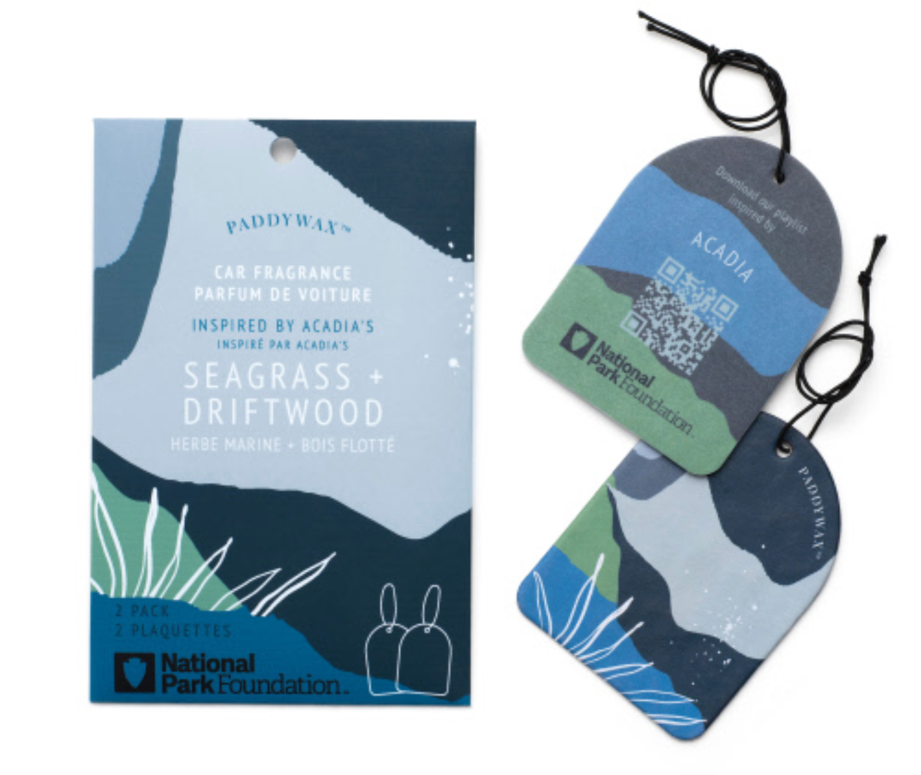 Parks Car Fragrance Seagrass + Driftwood