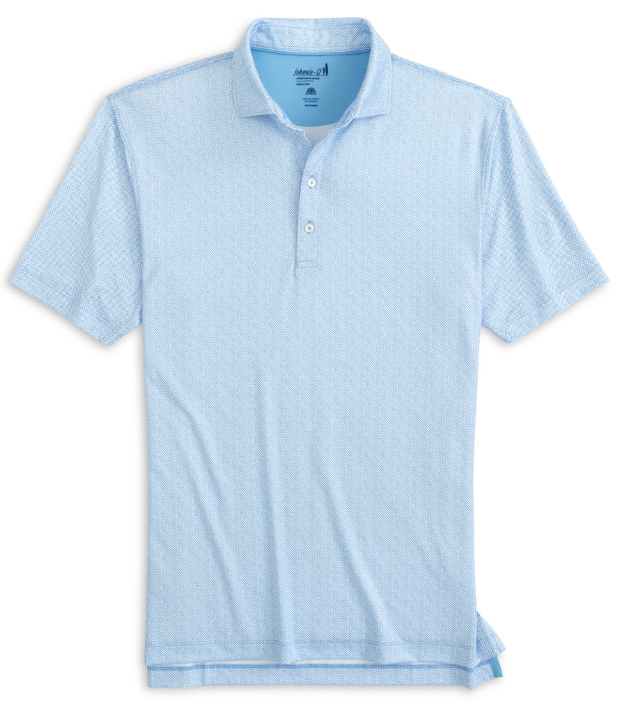 Hinson Printed Jersey Performance Polo