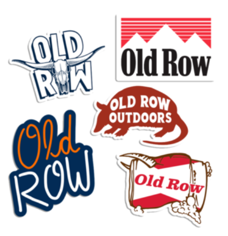 Old Row- Western Stickers