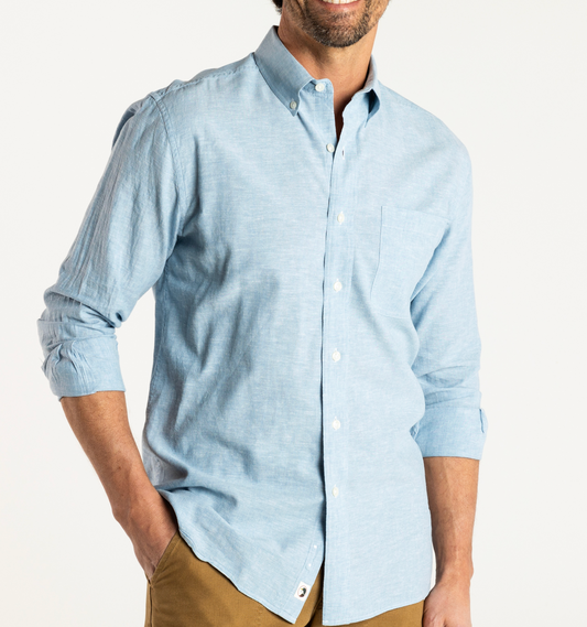 LS Linen Cotton Oxford Wallace Solid Shirt