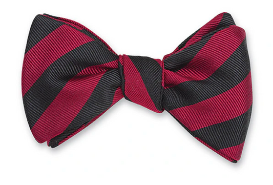 Bar Stripes Bow Tie