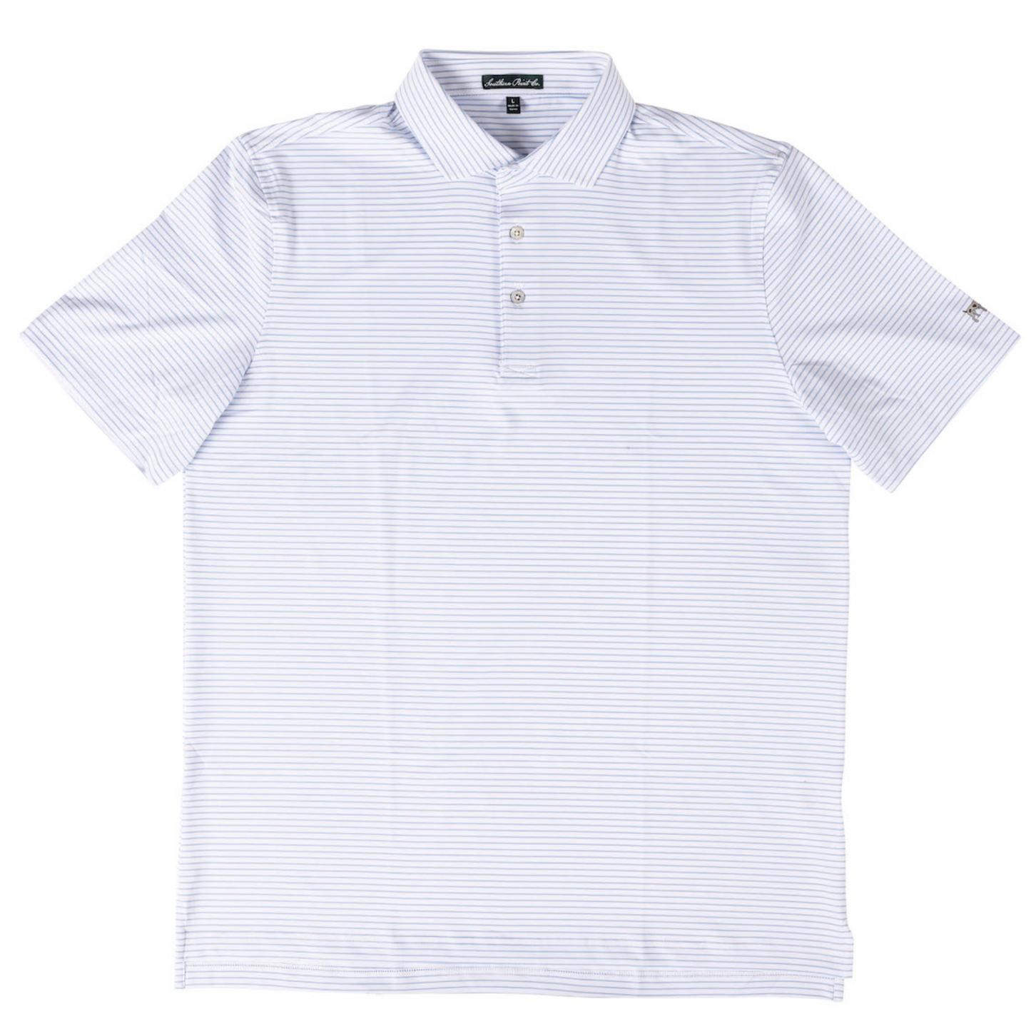 Youth Varsity Stripe Performance Polo