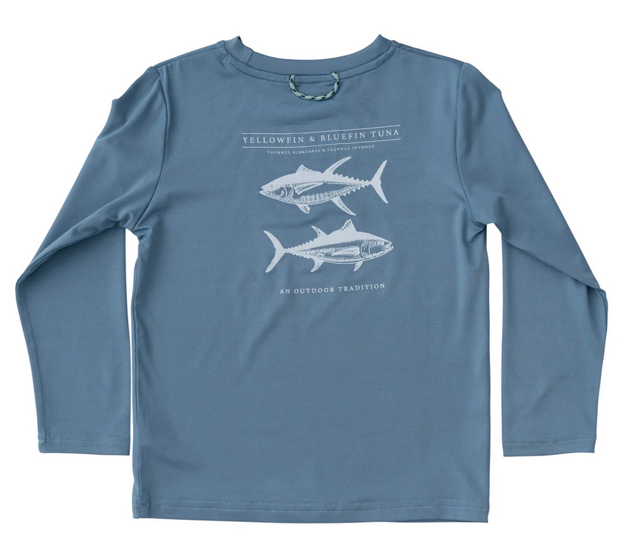 Youth Pro Performance LS Fishing Tee