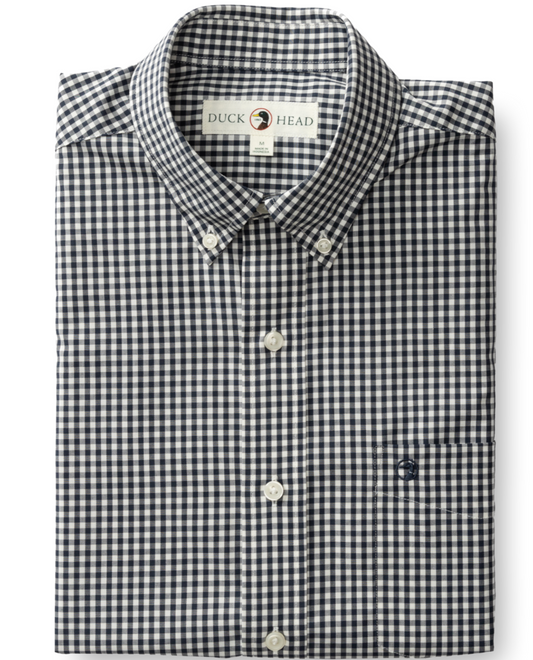 Walton LS Perf Gingham Button Down Shirt