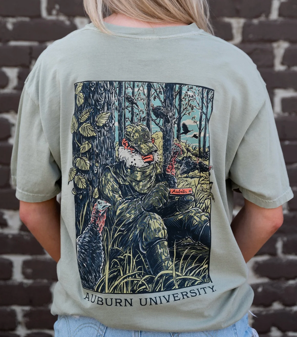 Auburn T-Shirt- Auburn Turkey Call