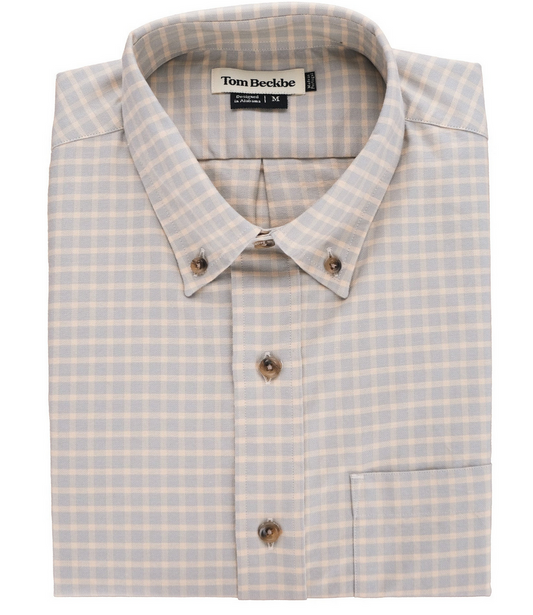 Oxford Shirt- Beige Sky