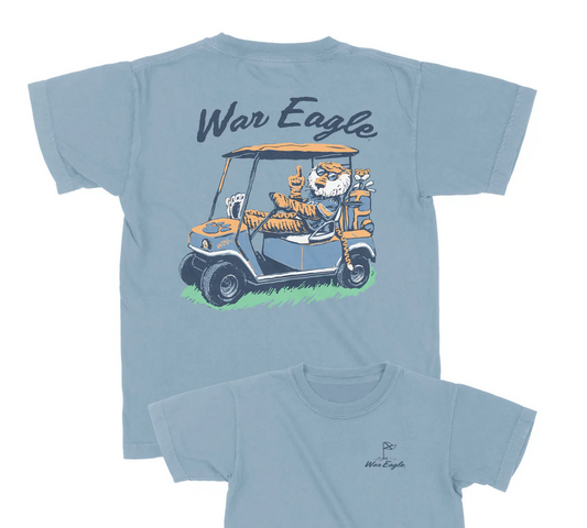 Youth Gameday Tee Aubie Golf Cart