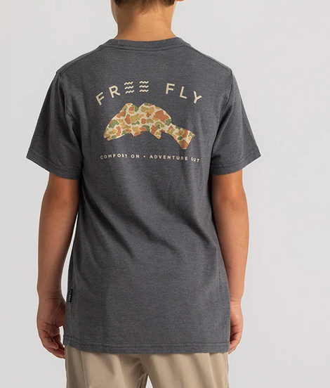 Youth Vintage Camo Redfish Tee