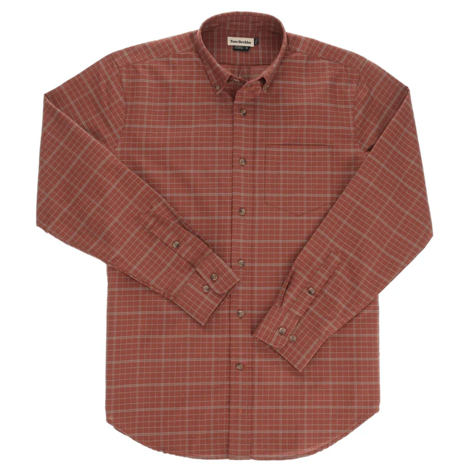 Oxford Shirt- Barnwood Red