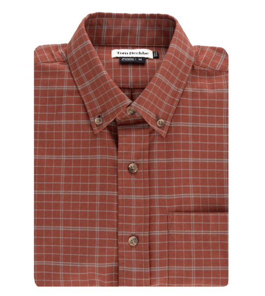 Oxford Shirt- Barnwood Red