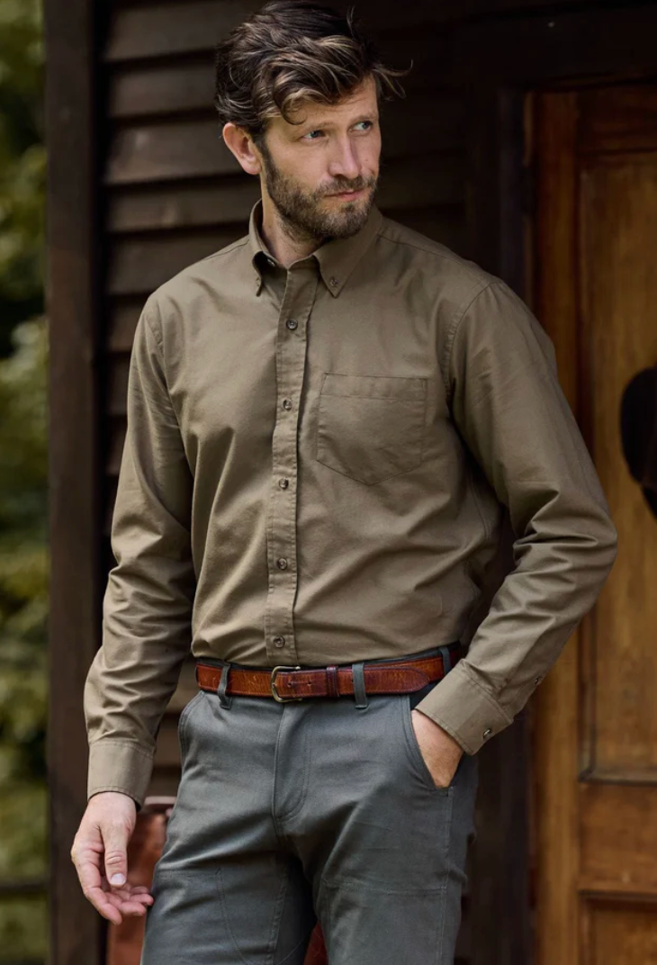 Oxford Shirt- Dark Khaki