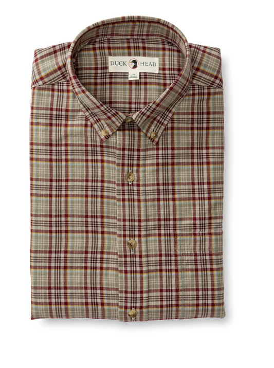 Cotton/Wool Twill Sport Shirt