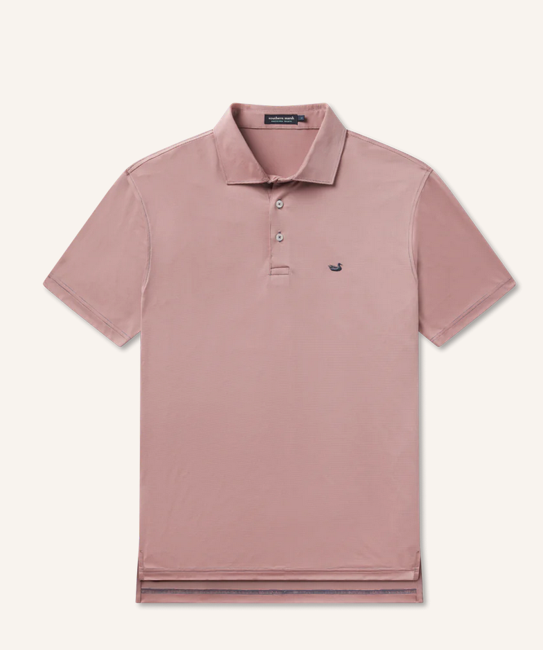Bermuda Performance Polo- Wellington Stripe