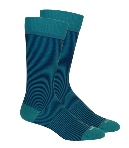 Brown Dog Socks- Stand Up Stripe