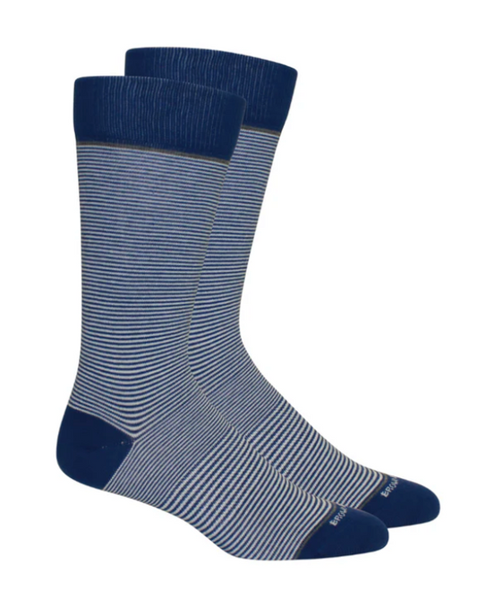 Brown Dog Socks- Stand Up Stripe