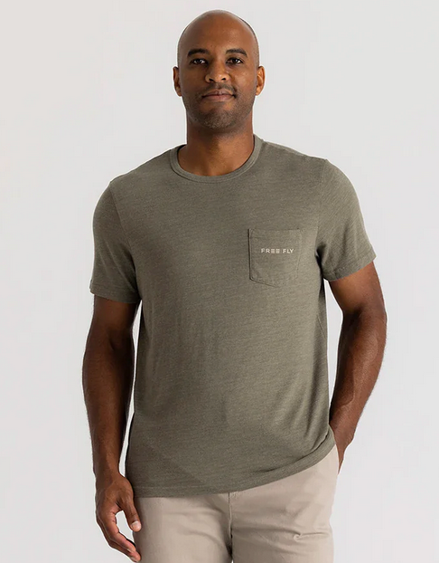 Vintage Camo Redfish Pocket Tee
