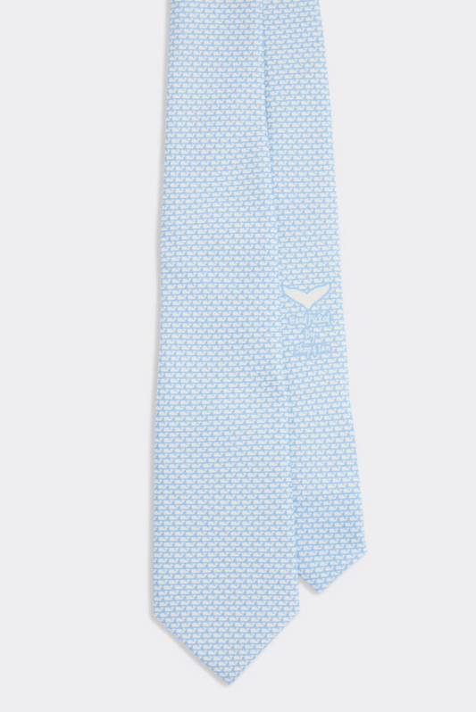 Boys' Micro Whales Silk Tie