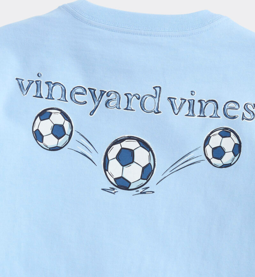 Boys' Sketched Soccer Balls SS Pocket Tee