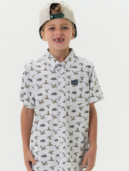 Youth Performance Button Up