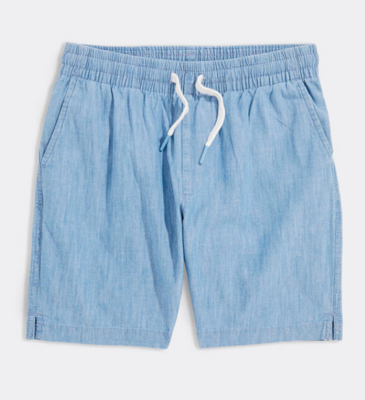 Boys' Pull-On Chambray Shorts