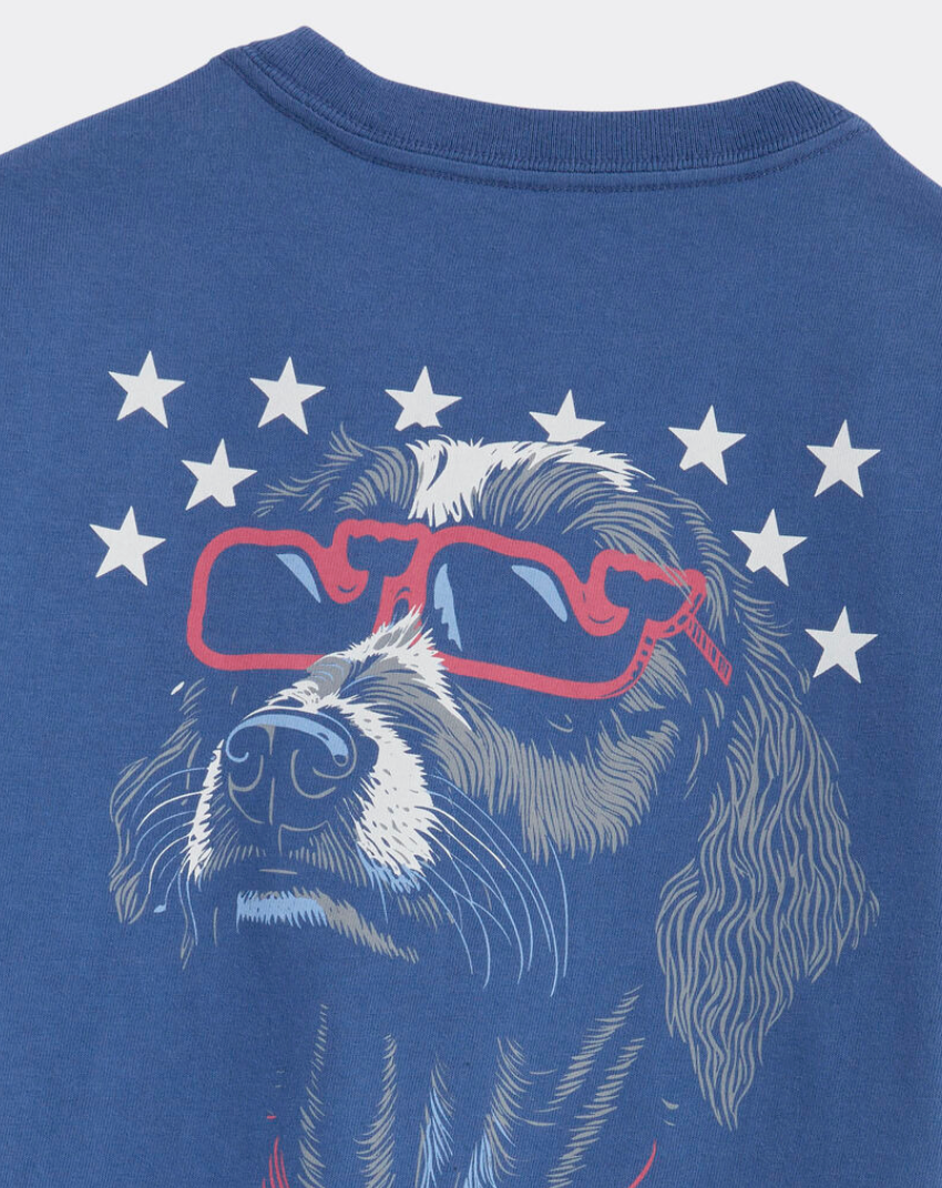 Boys' Americana Dog SS Pocket Tee