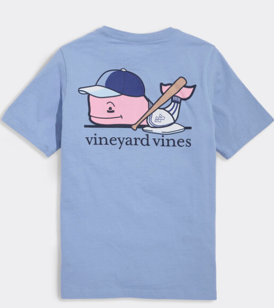 Boys' Baseball Player SS Pocket Tee