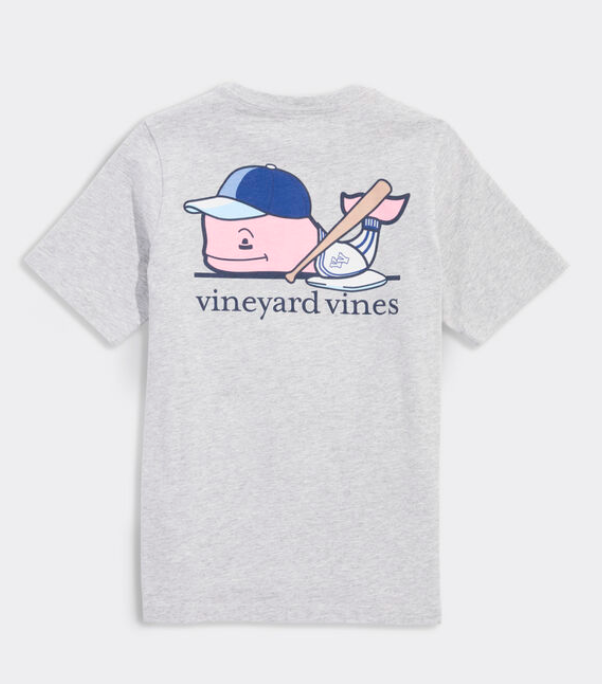 Boys' Baseball Player SS Pocket Tee