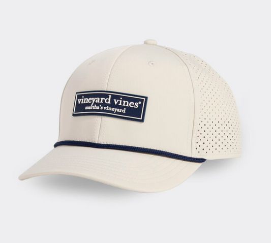 Rubber Patch Perf Baseball Hat