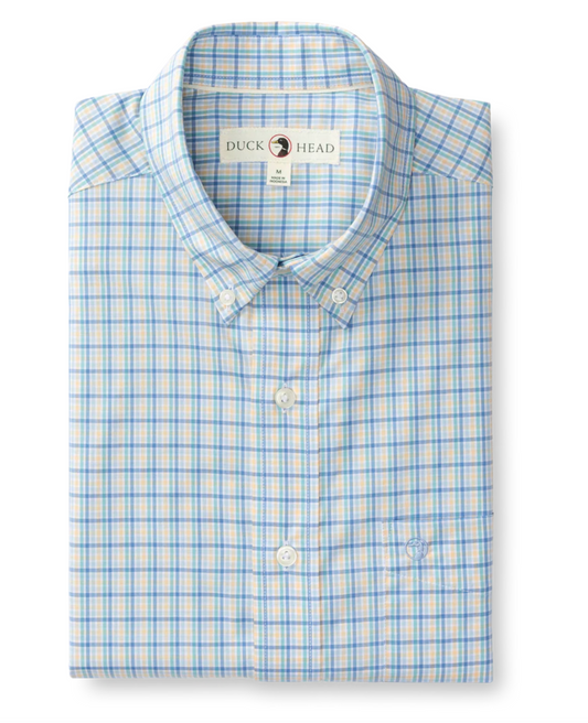LS Performance Poplin Sport Shirt - Bradley Plaid