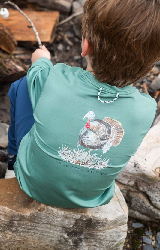 Youth LS Pro Performance Fishing Tee
