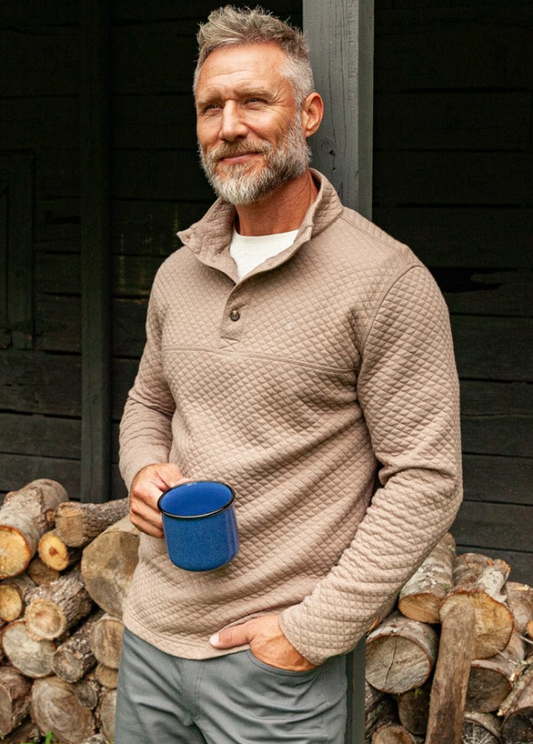 Quilted Pullover